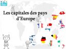 Apprendre Les Capitales Des Pays D'europe - 1 - serapportantà Liste Des Pays De L Union Européenne Et Leurs Capitales