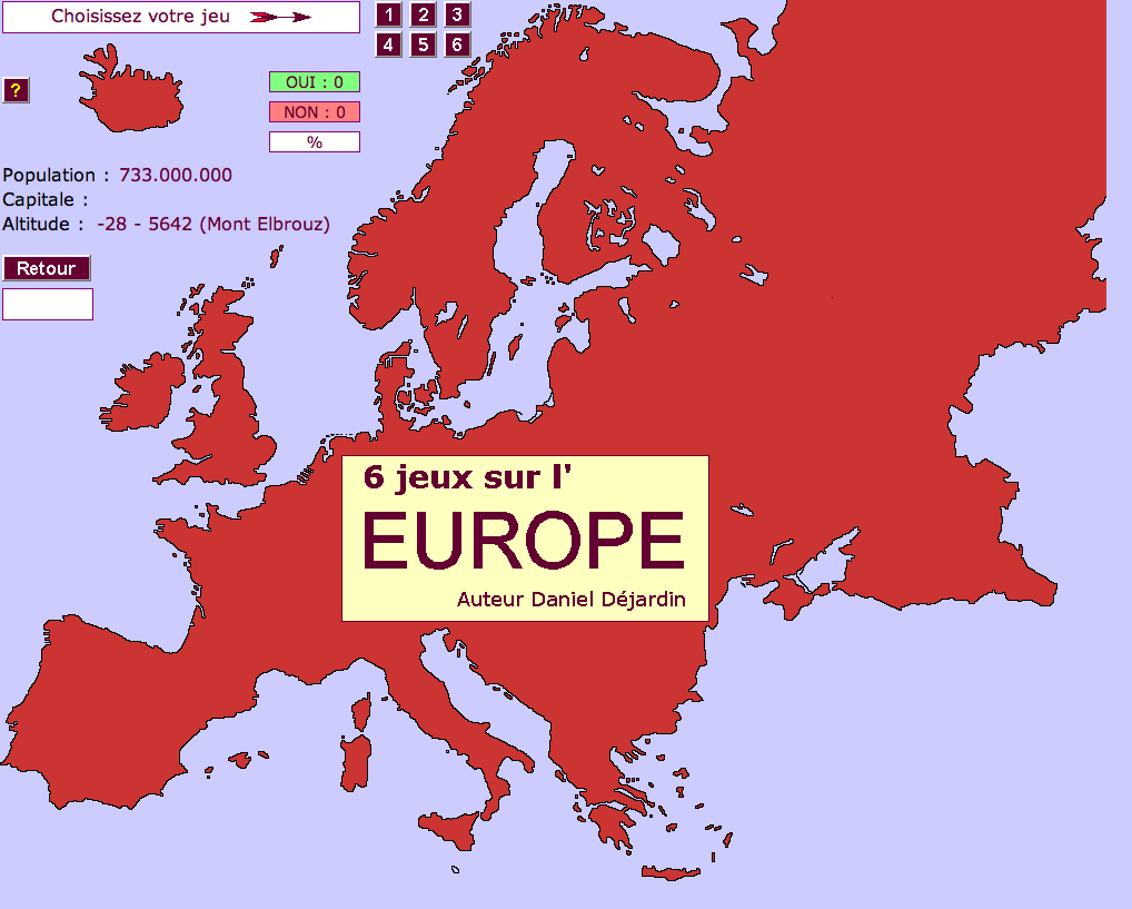 Apprendre Les Pays D&amp;#039;europe Par Le Jeu pour Jeux Union Européenne 