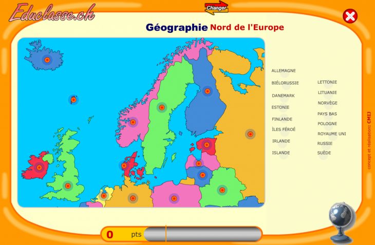 Apprendre Les Pays D'europe Par Le Jeu serapportantà Pays D Europe Jeux Gratuit