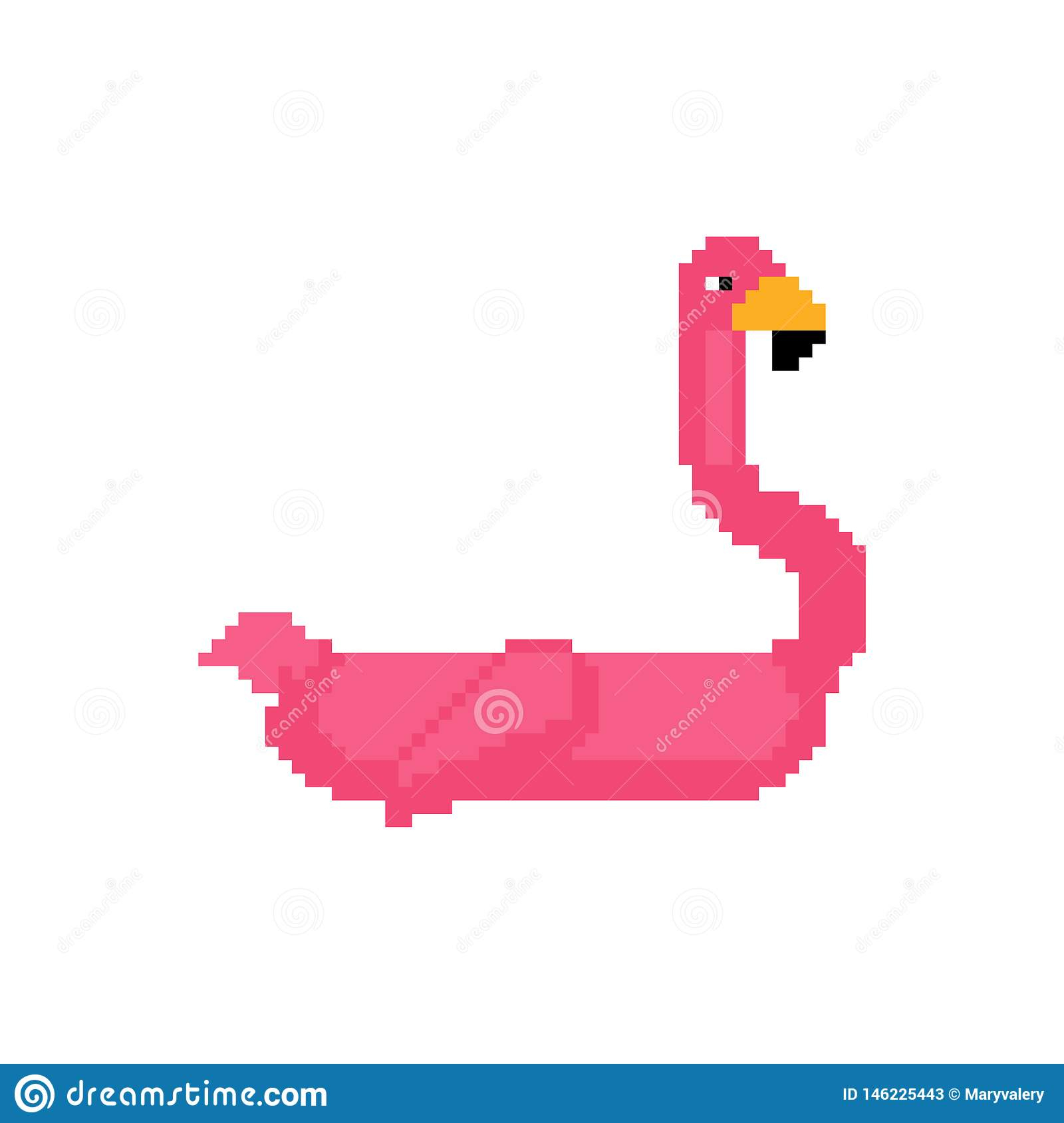 Art Rose Gonflable De Pixel De Flamant Jouet Magique D serapportantà Pixel Art Flamant Rose 