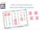 Ateliers De Reconnaissance Des Lettres Dans Différentes avec Apprendre Les Lettres Maternelle