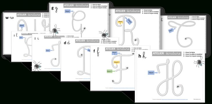 Ateliers Écriture Des Majuscules • Recreatisse destiné Ecriture En Majuscule