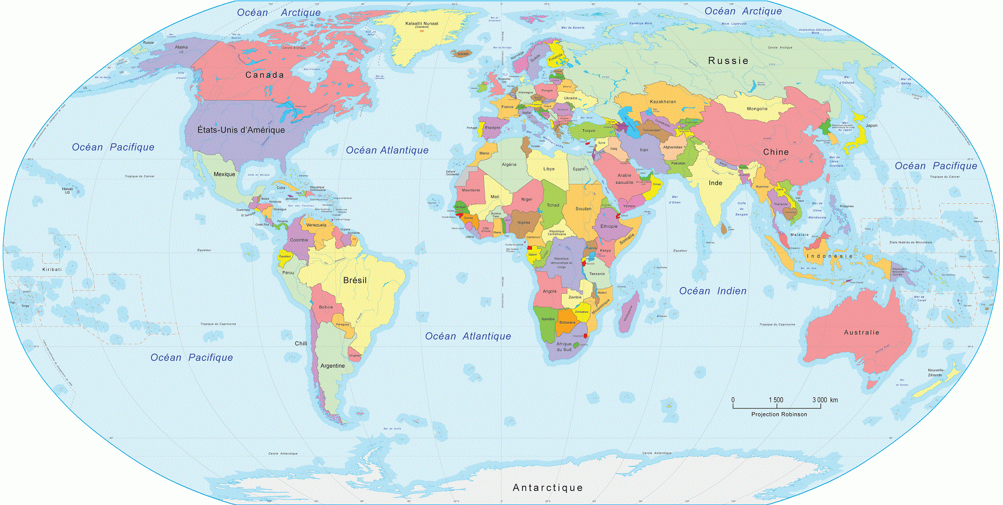 Atlas Monde : Cartes Et Rmations Sur Les Pays destiné Carte Du Monde En Ligne