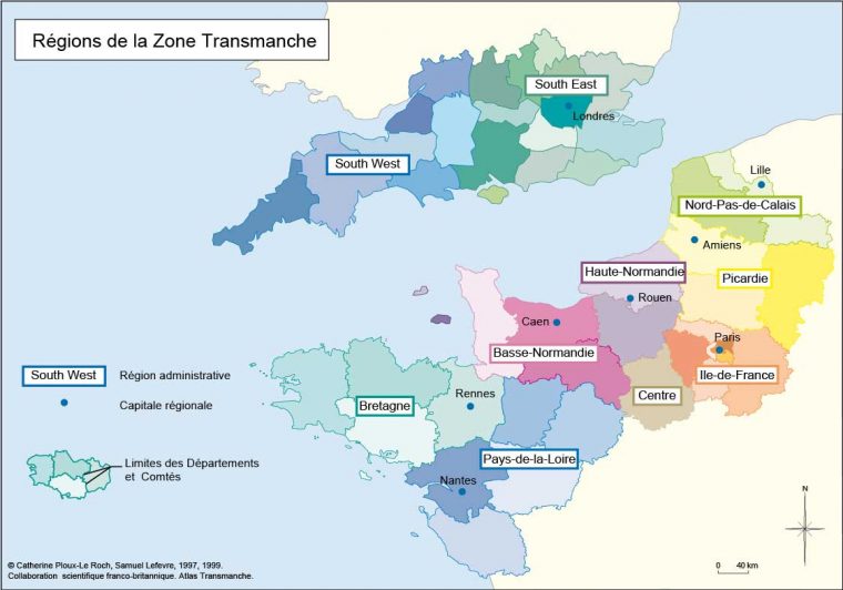 Atlas Transmanche – Espace Manche tout Le Découpage Administratif De La France