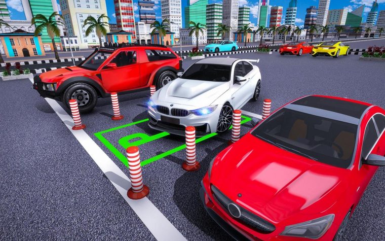 Auto Voiture Parking Jeu – 3D Moderne Voiture Jeux Pour pour Jeux De 4 4 Voiture