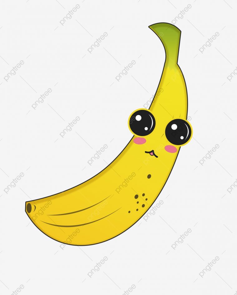 Banane De Dessin Animé Banane Nourriture Dété Été, Banane De intérieur Dessiner Une Banane