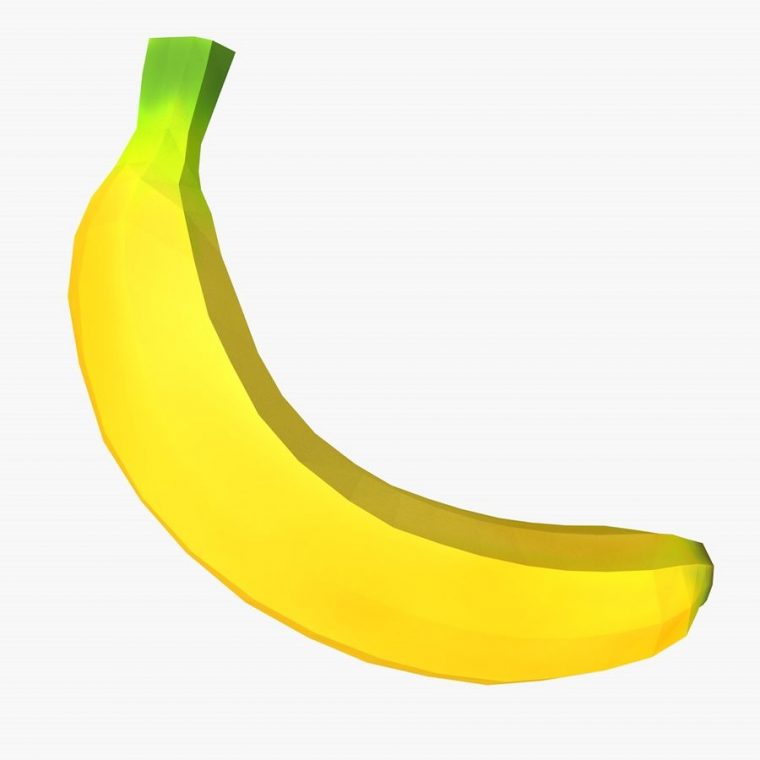 Banane De Dessin Animé Modèle 3D $4 – .c4D – Free3D dedans Dessiner Une Banane