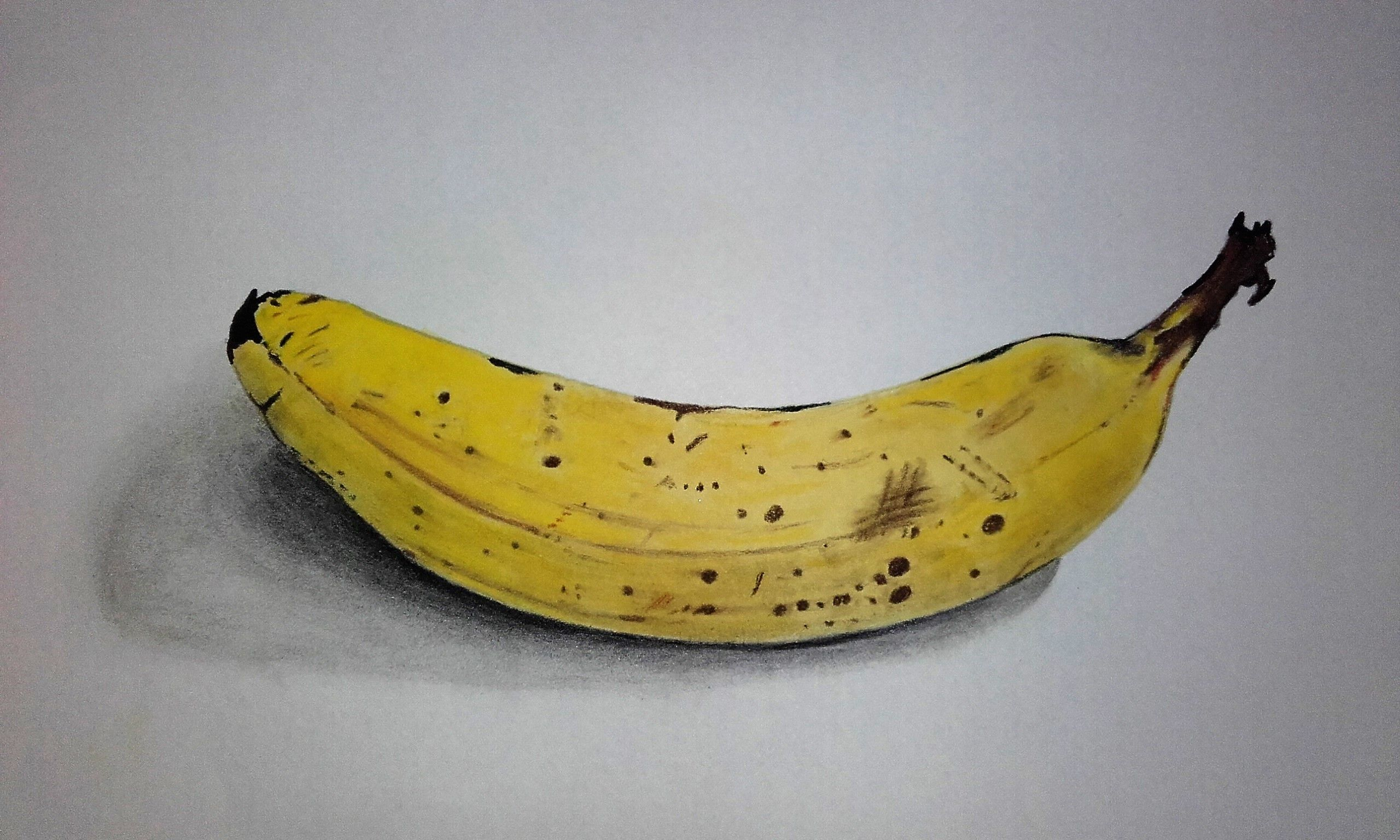 Banane ( Promarker Et Pastel Sec ) | Banane Dessin, Pastel intérieur Dessiner Une Banane 