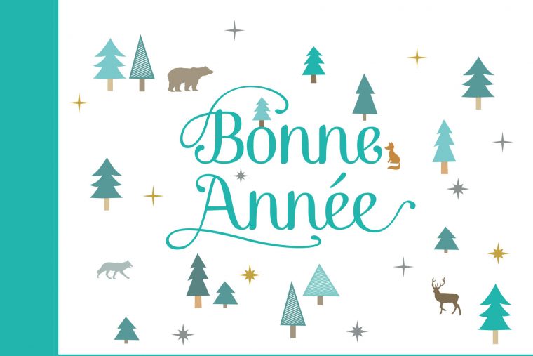 Belle Année 2018 À Tous! – Au Coin Nature avec Carte De Bonne Année Gratuite A Imprimer