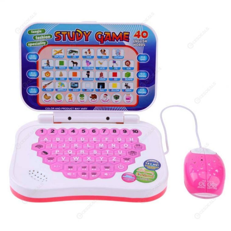 Bilingue Précoce Éducatif D’Apprentissage Machine Enfants Jouets Ordinateur  Portable Avec La Souris avec Ordinateur Educatif 3 Ans