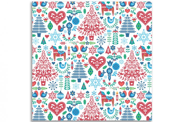 Bloc Papiers De Scrap Noël – 60 Feuilles – Papiers À Motifs destiné Feuille De Couleur A Imprimer Gratuit