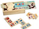 Boîte 28 Dominos En Bois - Jeux De Société Et Puzzles - La encequiconcerne Jeux Domino Gratuit En Ligne