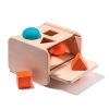Boîte De Notion De Permanence De L'objet avec Boite À Forme Montessori