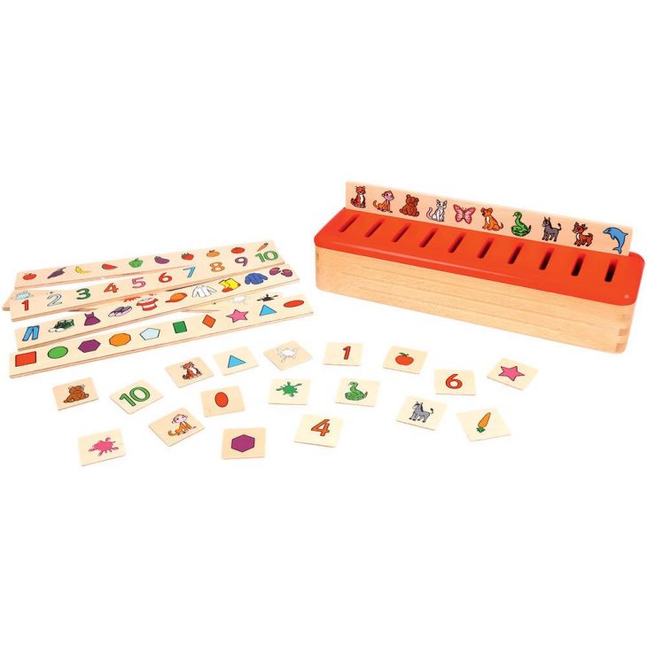 Boite De Tri Systeme Montessori pour Jeux Montessori 2 Ans