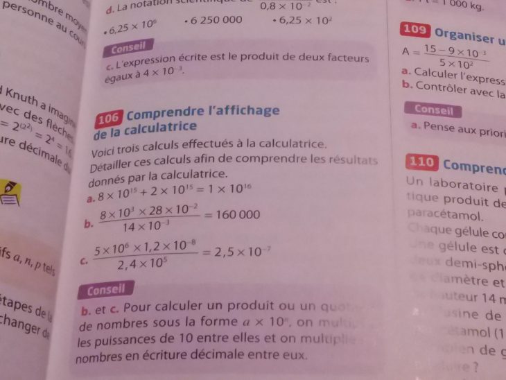 Bonjour, Jai Besoin D'aide Pour Cette Exercice De Maths De intérieur Exercice De Math Sur Les Puissances