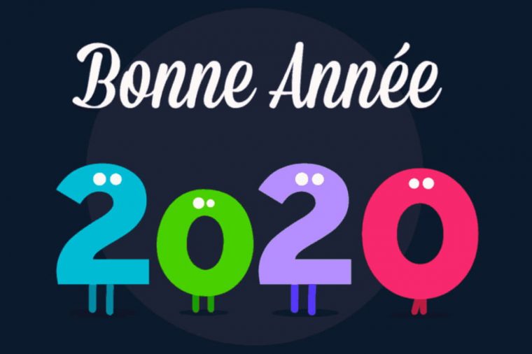 Bonne Année 2020 : Cartes, Textes, Images, Gif Tout Pour pour Carte De Bonne Année Gratuite A Imprimer