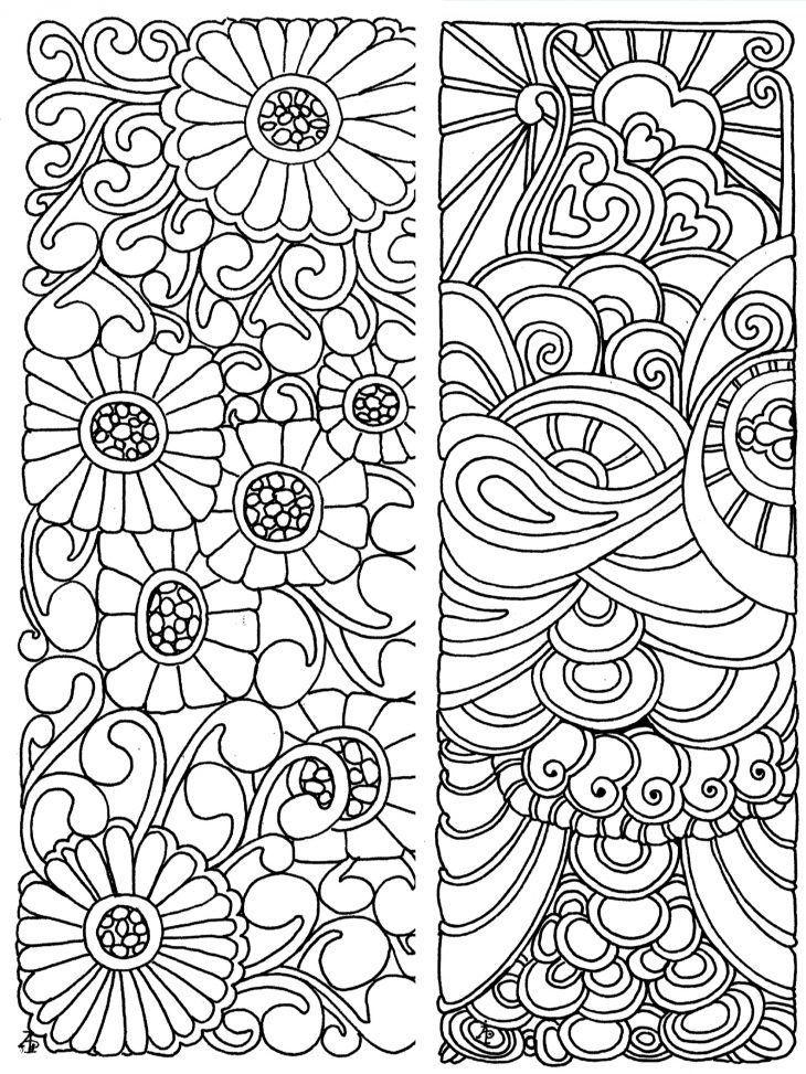 Bookmarks Coloring Page | Signets, Jeux Dessin, Marque Page dedans Marque Page À Colorier