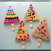 Bricolage De Noël Pour Enfants : Des Sapins Pour Les Petites intérieur Activité Manuel De Noel