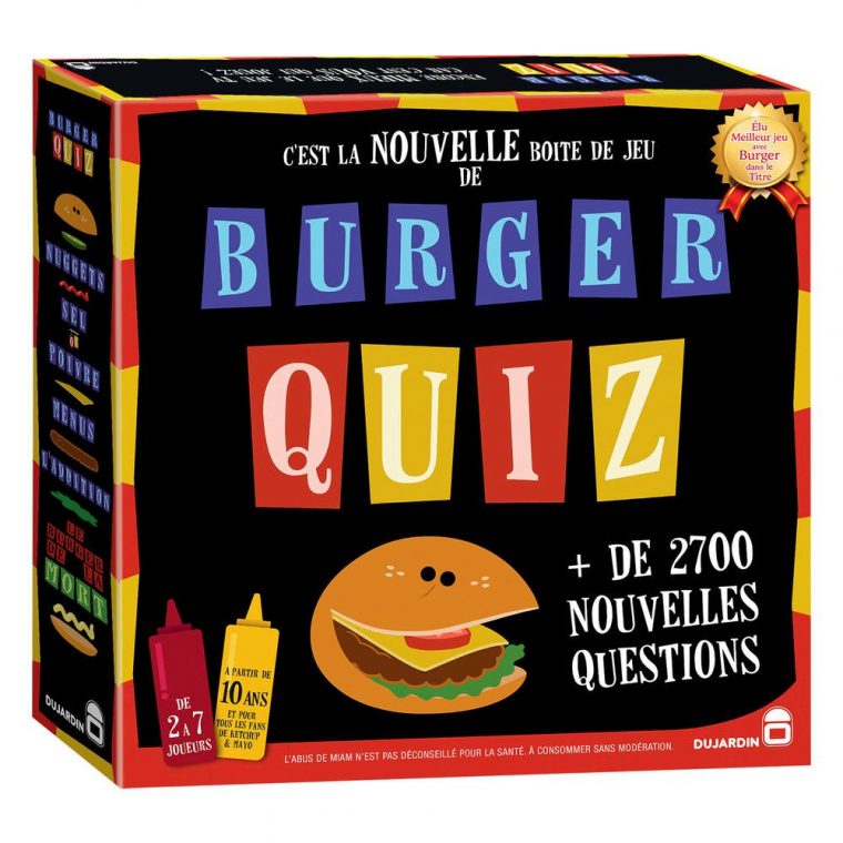 Burger Quiz dedans Quizz Enfant