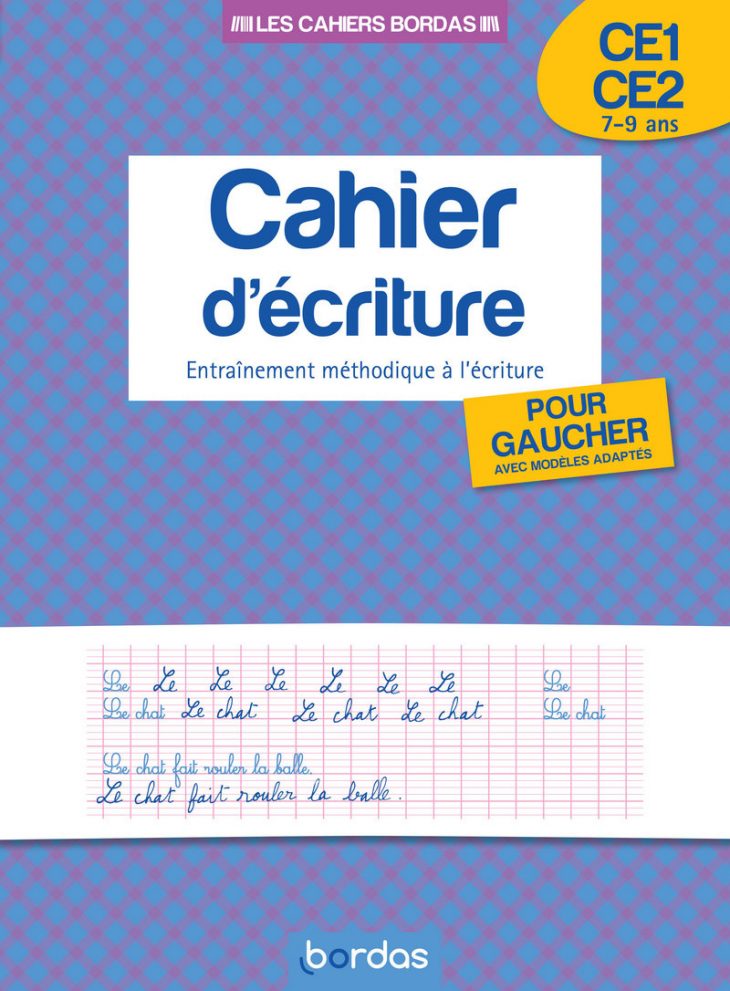 Cahier D'écriture Pour Gauchers Ce1/ce2 * Cahier D'activités serapportantà Ecriture Ce2 À Imprimer