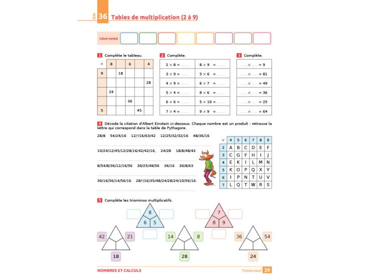 Cahier D'exercices Iparcours Maths Ce2 (Éd. 2018) concernant Exercices Maths Ce2 À Imprimer