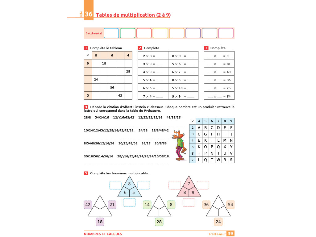Cahier D'exercices Iparcours Maths Ce2 (Éd. 2018) dedans Exercice De Math A Imprimer