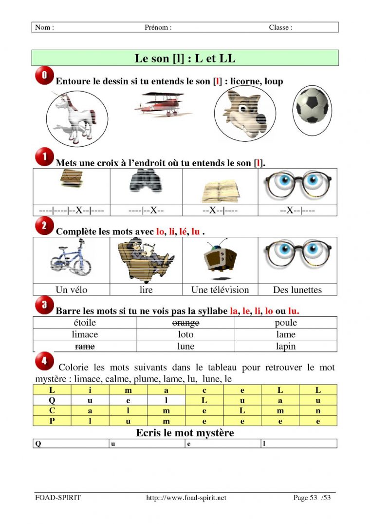 Cahier Francais 2014 2015(Chraiti)[El Ferdaous] – Calameo destiné Mot Mystere