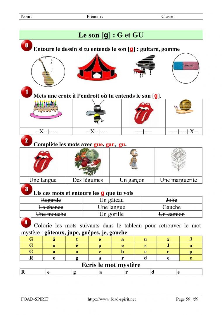 Cahier Francais 2014 2015(Chraiti)[El Ferdaous] – Calameo destiné Mot Mystere