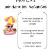 Cahiers De Vacances Dys À Imprimer: Cp, Ce1, Ce2, Cm1,cm2 avec Cahier De Vacances À Télécharger Gratuitement