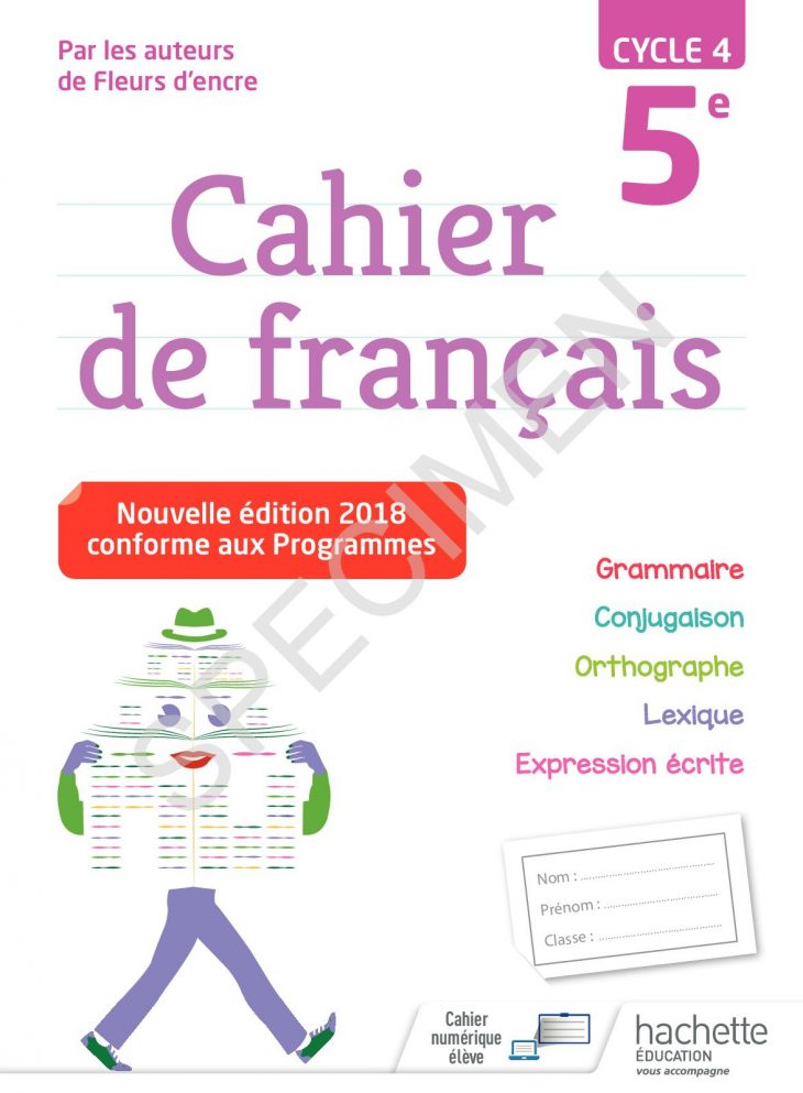 Calaméo – Cahier Français 5E avec Esquiver Mots Fleches