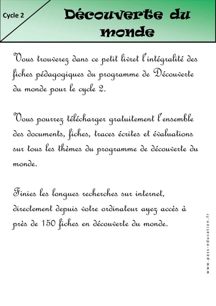 Calaméo – Découverte Du Monde – Exercices – Leçons – Cp serapportantà Exercice Gratuit Ce1