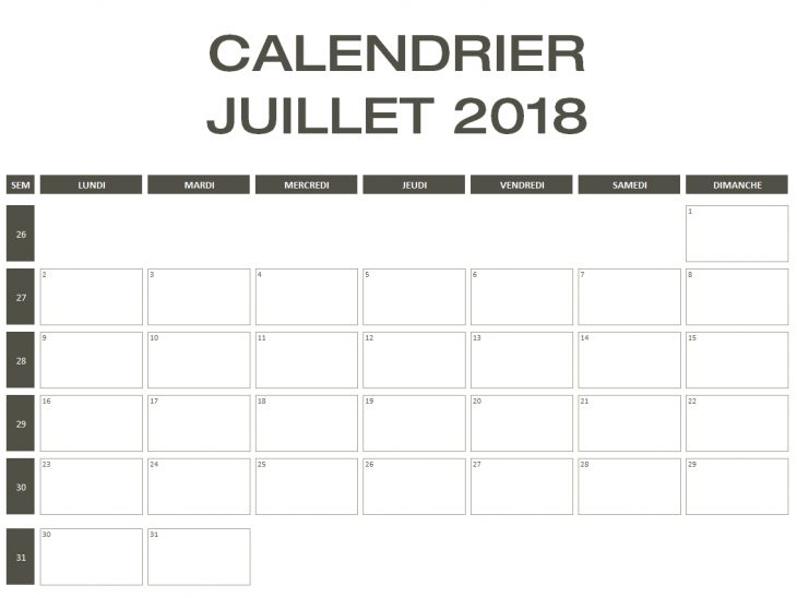 Calendrier 2018 Excel & Pdf À Télécharger Gratuitement à Calendrier Mars 2018 À Imprimer