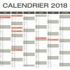 Calendrier 2018 Excel &amp; Pdf À Télécharger Gratuitement dedans Calendrier 2018 À Télécharger Gratuit