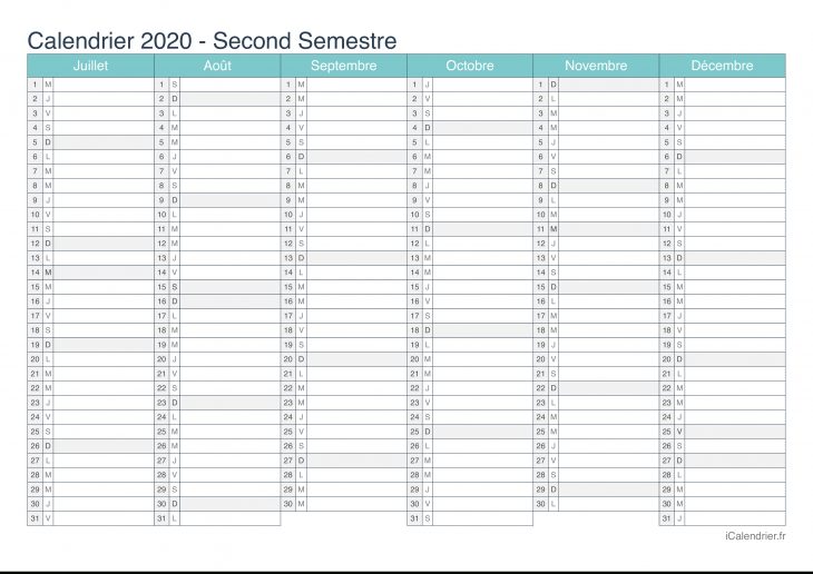 Calendrier 2020 À Imprimer Pdf Et Excel – Icalendrier pour Imprimer Des Calendriers