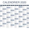 Calendrier 2020 Excel Et Pdf ▷▷ À Télécharger Et Imprimer encequiconcerne Imprimer Des Calendriers