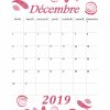 Calendrier Décembre 2019 À Imprimer - Calendriers intérieur Imprimer Des Calendriers