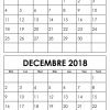 Calendrier Novembre Decembre 2018 A Imprimer | Mensuel destiné Calendrier A Imprimer 2018