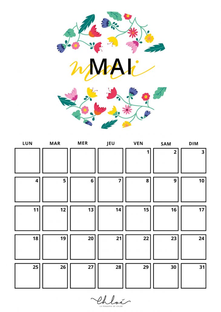 Calendriers À Imprimer Printemps – Blog Lifestyle | La serapportantà Imprimer Des Calendriers