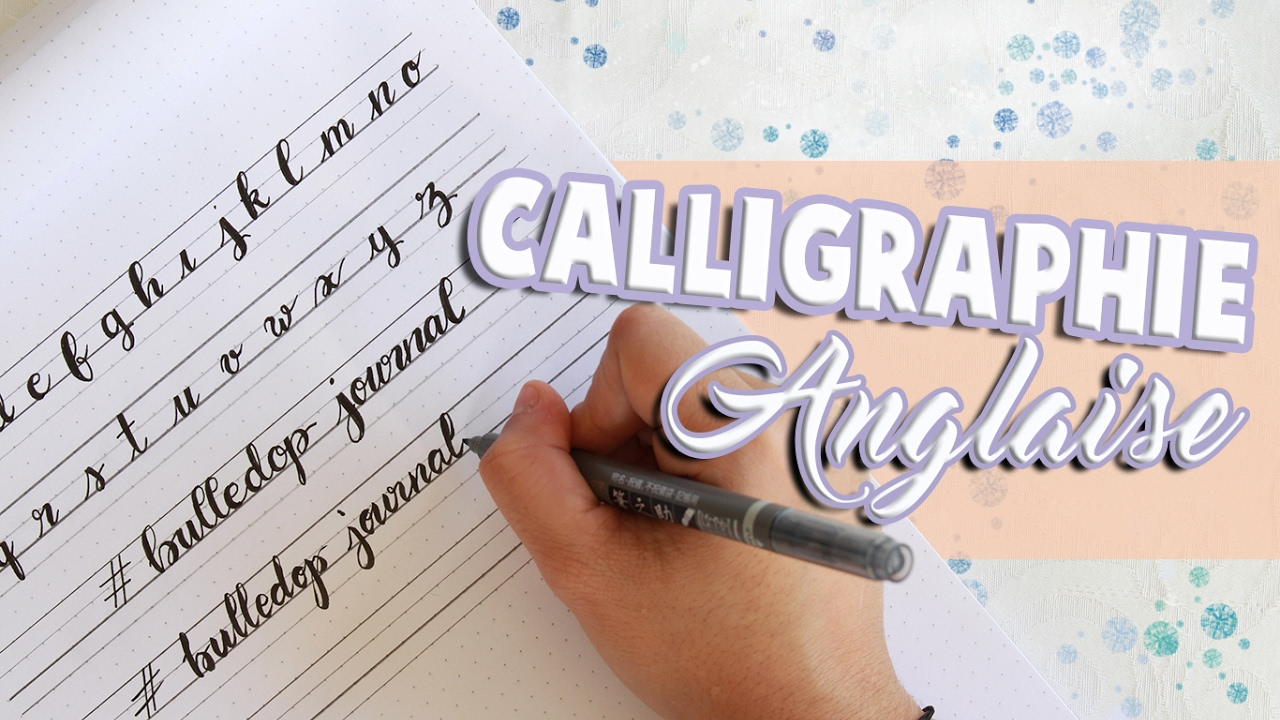 Calligraphie ⎮ Effet Anglaise ✒️ intérieur Modele Calligraphie Alphabet Gratuit