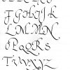 Calligraphie encequiconcerne Modele Calligraphie Alphabet Gratuit