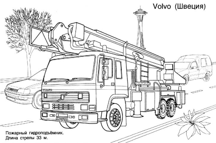 Camion De Pompier #26 (Transport) – Coloriages À Imprimer concernant Coloriage Camion De Pompier Gratuit À Imprimer