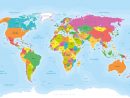 Capitales Du Monde Par Pays - Présentation De La Capitale De encequiconcerne Carte Du Monde Avec Continent