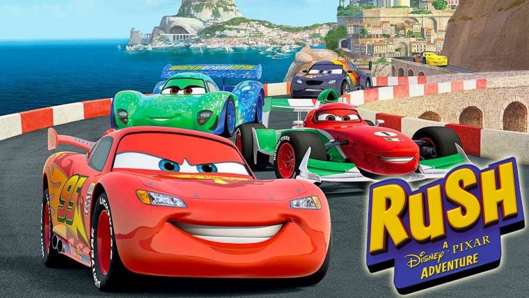 Cars Voiture De Course Jeux Vidéo En Français – Rush Une Aventure Disney  Pixar dedans Jeux De Voiture Rouge