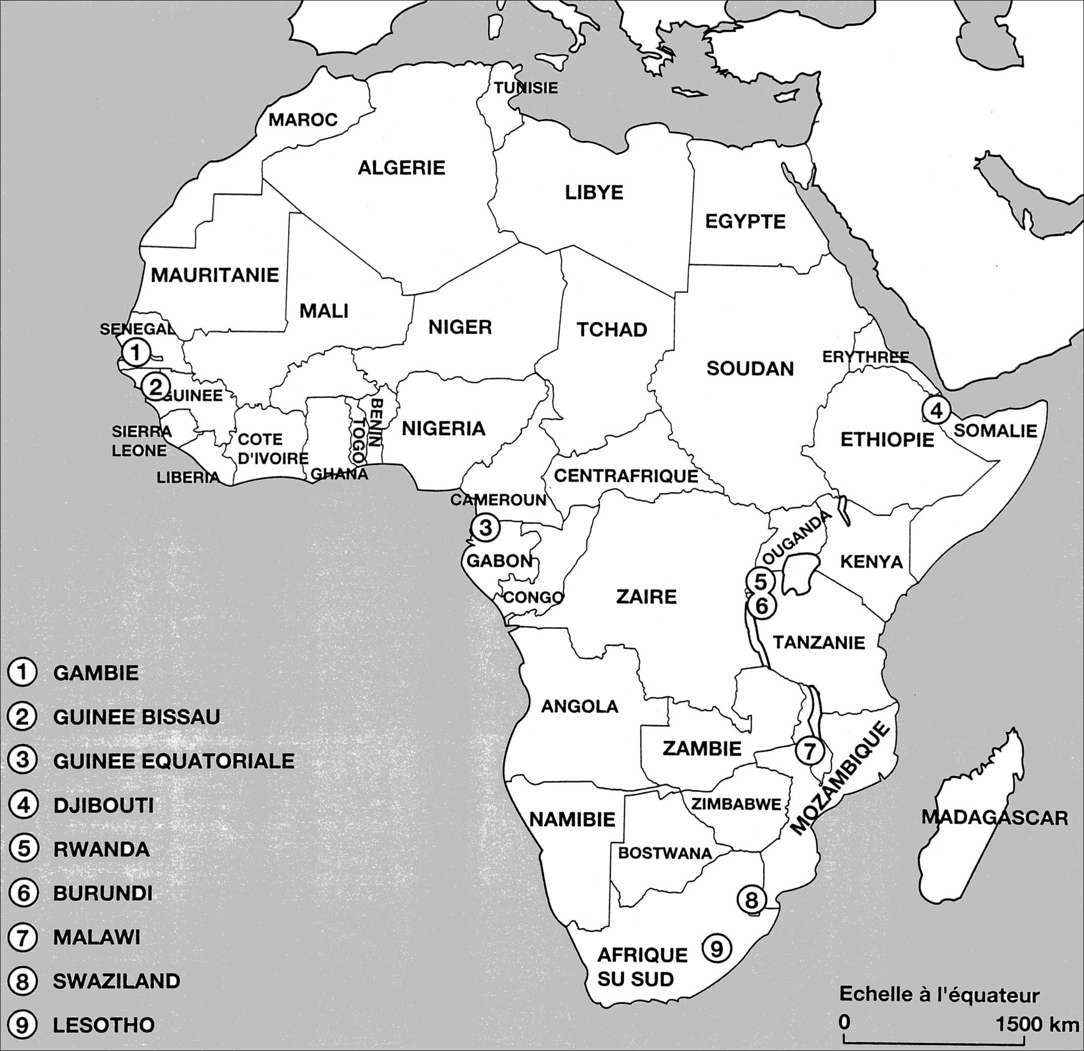 Carte Afrique À Imprimer | Onlinebieb Serapportantà Carte avec Carte Vierge À Imprimer