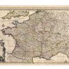 Carte Ancienne De France En 1708 destiné Carte Anciennes Provinces Françaises