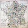 Carte De France À La Révolution: Création Des Départements avec Carte Des Départements D Ile De France