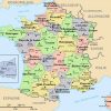 Carte De France Départements Villes Et Régions - Arts Et Voyages tout Carte De La France Avec Toutes Les Villes