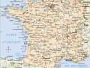 Carte De France Détaillée » Vacances - Arts- Guides Voyages tout Carte Des Villes De France Détaillée