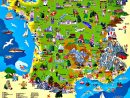 Carte De France Touristique » Vacances - Arts- Guides Voyages à Carte Du Sud Est De La France Détaillée