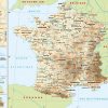 Carte De France Villes - Images Et Photos - Arts Et Voyages tout Carte De France Avec Villes Et Départements